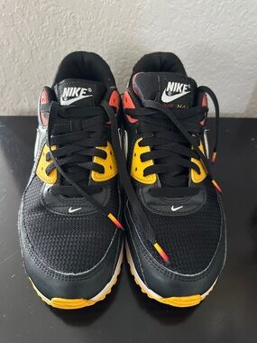 Nike Black, Yellow & Orange Air Max Sneakers